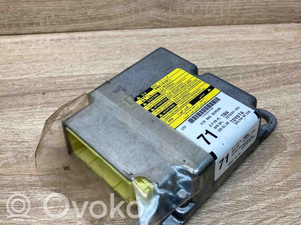 Toyota Verso Unitate/modul de comandă airbaguri 