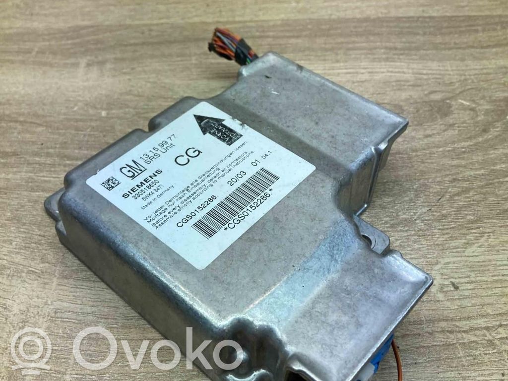 Opel Signum Centralina/modulo airbag 
