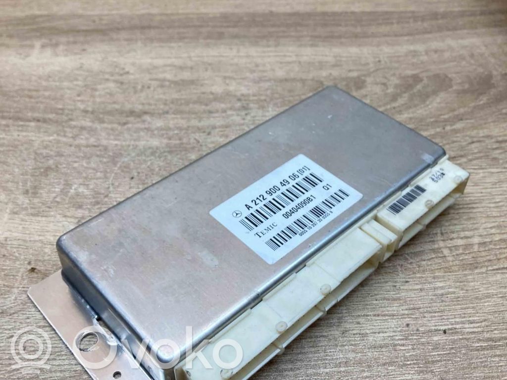 Mercedes-Benz E W212 Module de commande suspension 