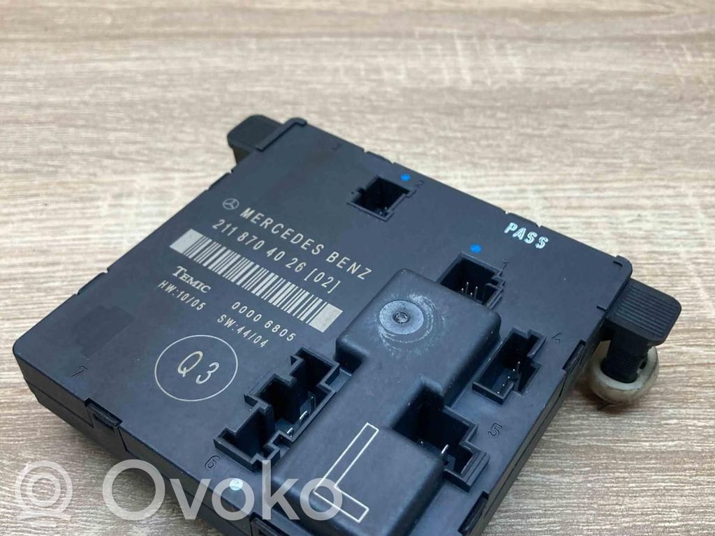 Unité de commande module de porte   2118704026,00006805,LH