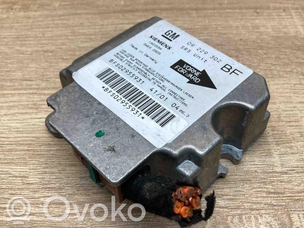 Opel Astra G Unitate/modul de comandă airbaguri 