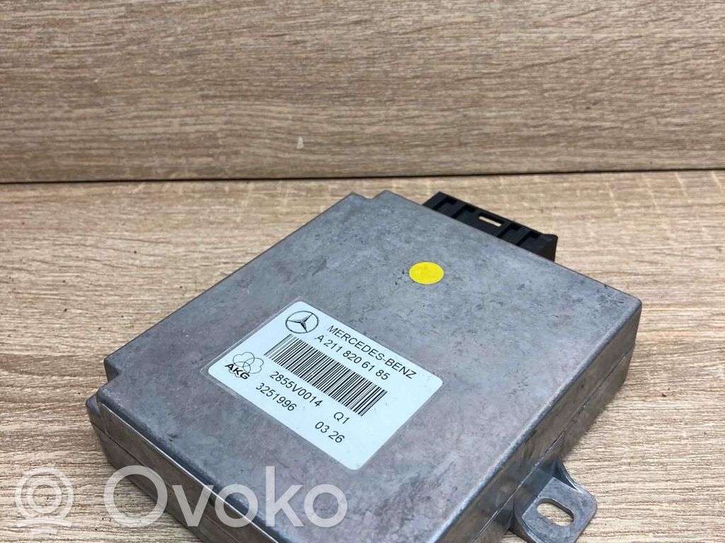 Unité de commande, module téléphone   A2118206185,2855V0014USED