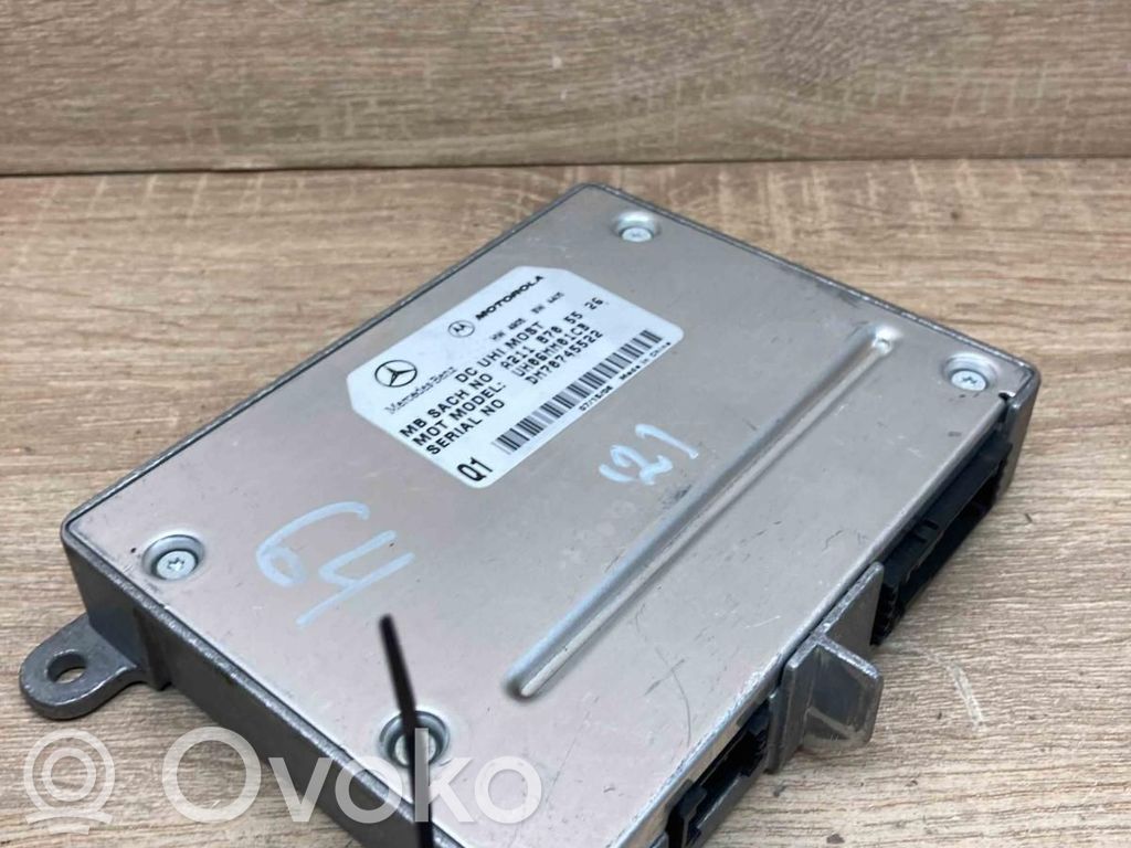 Unidad de control/módulo de bluetooth   A2118705526,USED