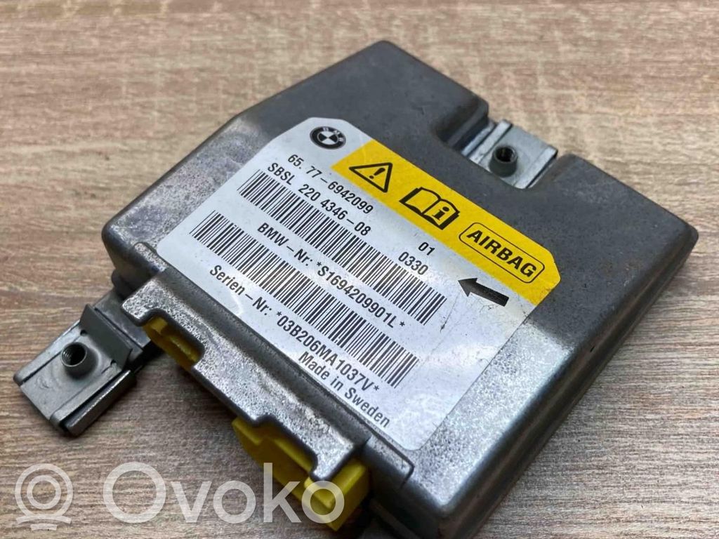 BMW 5 E60 E61 Unitate/modul de comandă airbaguri 