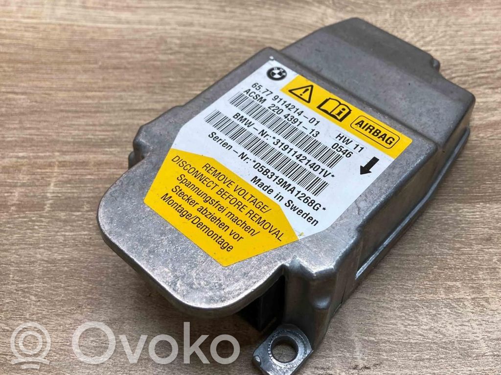 Airbag control unit/module   9114214,220439113