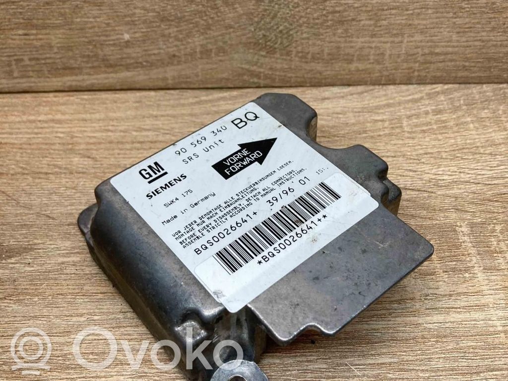 Opel Vectra B Unitate/modul de comandă airbaguri 