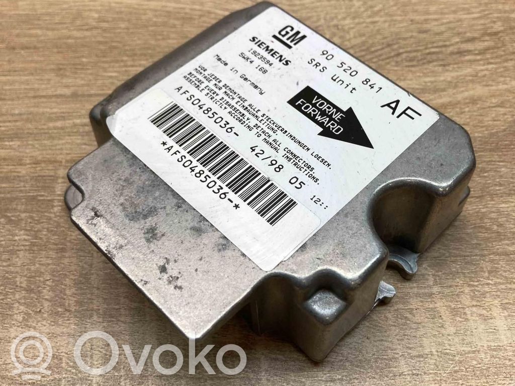 Opel Astra G Unitate/modul de comandă airbaguri 