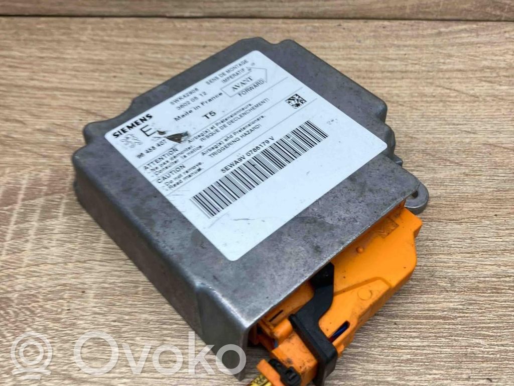 Peugeot 307 Unitate/modul de comandă airbaguri 