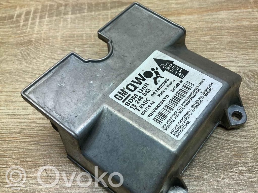 Opel Astra H Unitate/modul de comandă airbaguri 