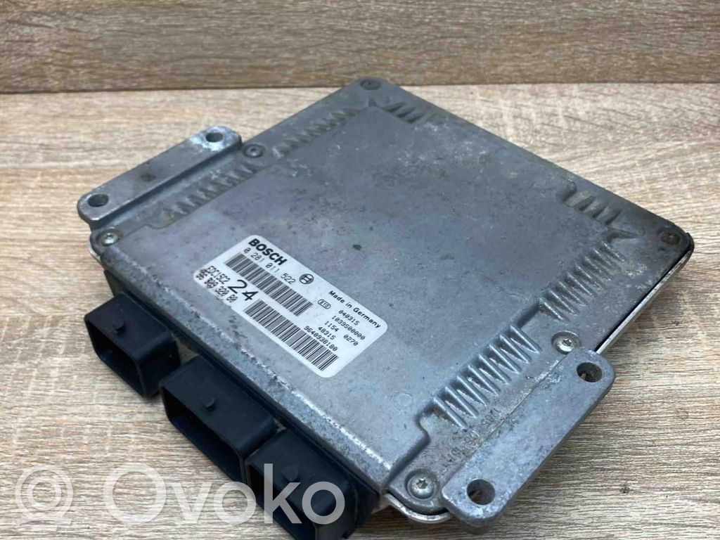 Peugeot 207 Unité de commande, module ECU de moteur 