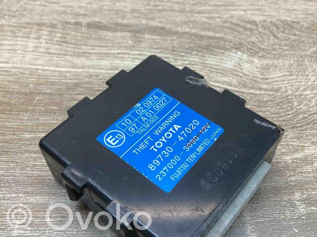 Toyota Prius (XW20) Unitate/modul control alarmă 