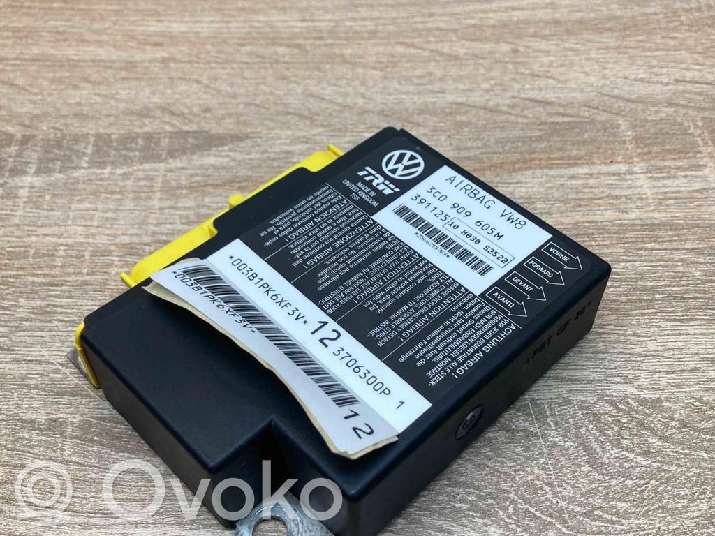 Volkswagen PASSAT B6 Unitate/modul de comandă airbaguri 