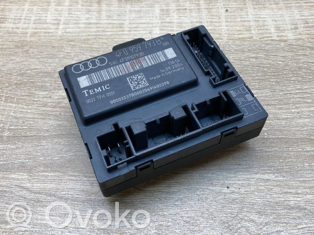 Audi A6 S6 C6 4F Unitate/modul comandă uși 