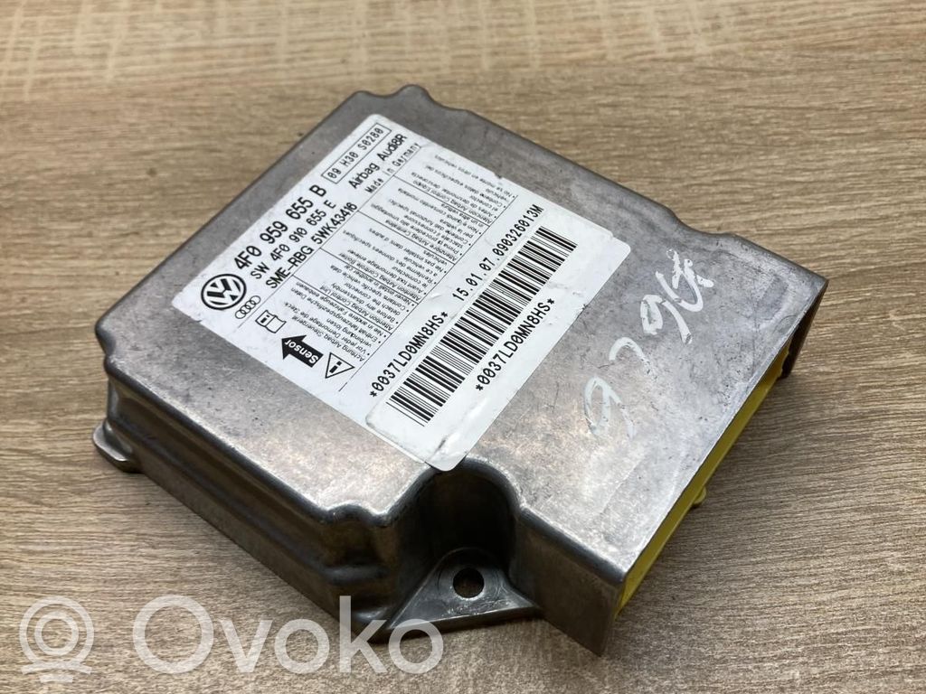 Unidad de control/módulo del Airbag   4F0959655B,4F0910655E,5WK43416