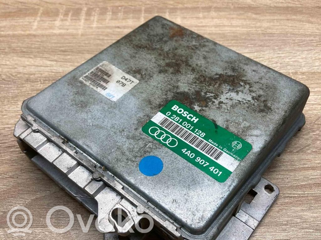 Engine control unit/module ECU   4A0907401,0281001128,USED