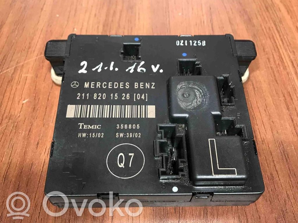 Mercedes-Benz E W211 Centralina/modulo portiere 