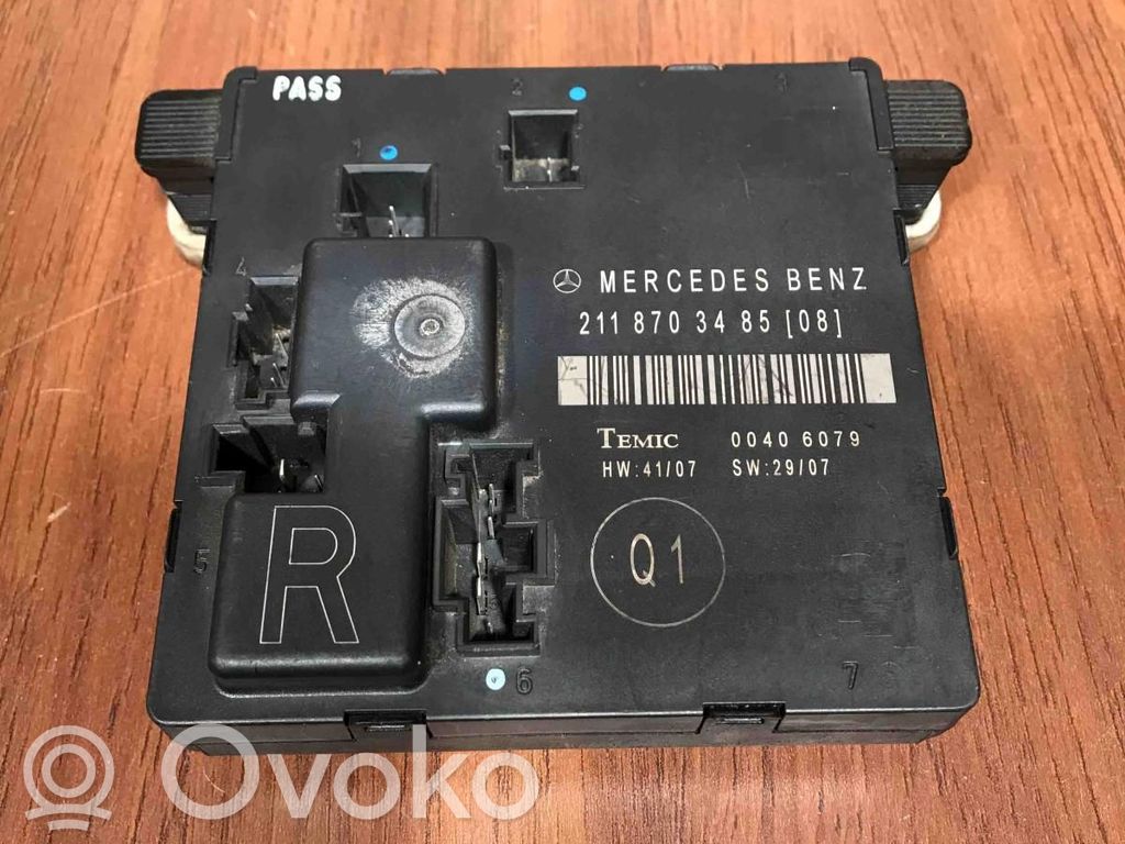 Mercedes-Benz E W211 Unitate/modul comandă uși 