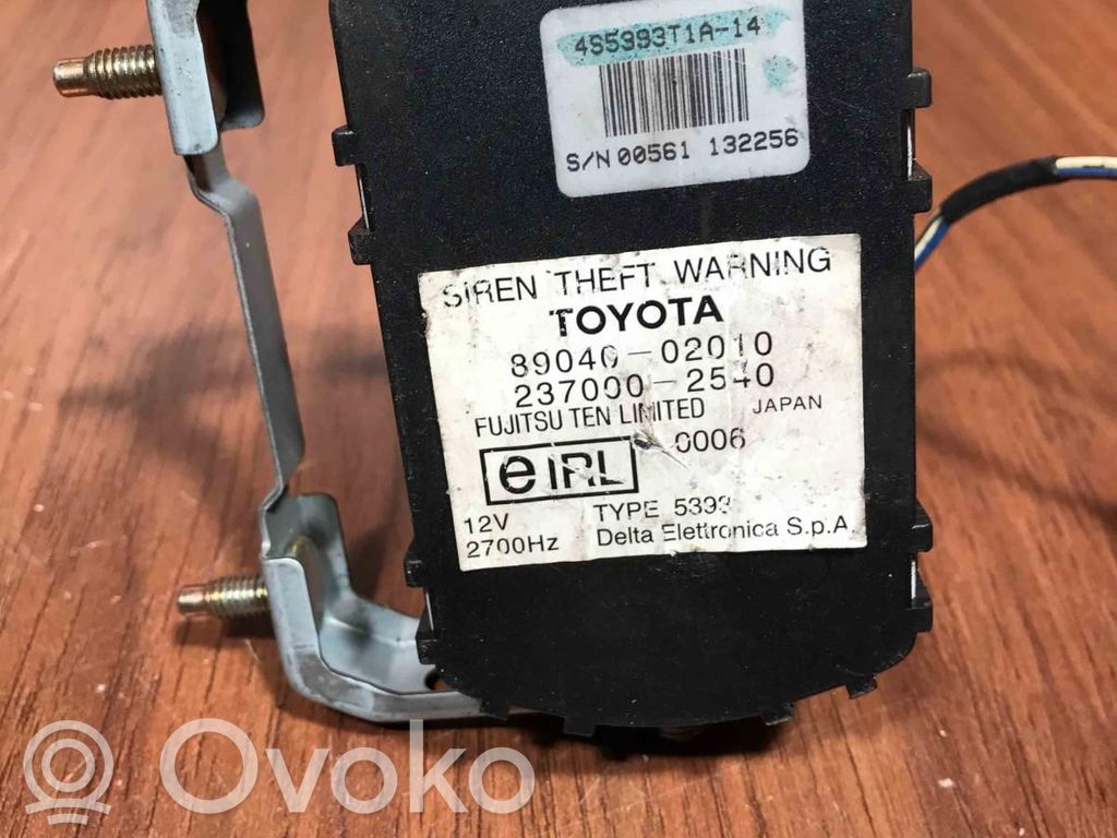 Toyota Avensis T250 Allarme antifurto