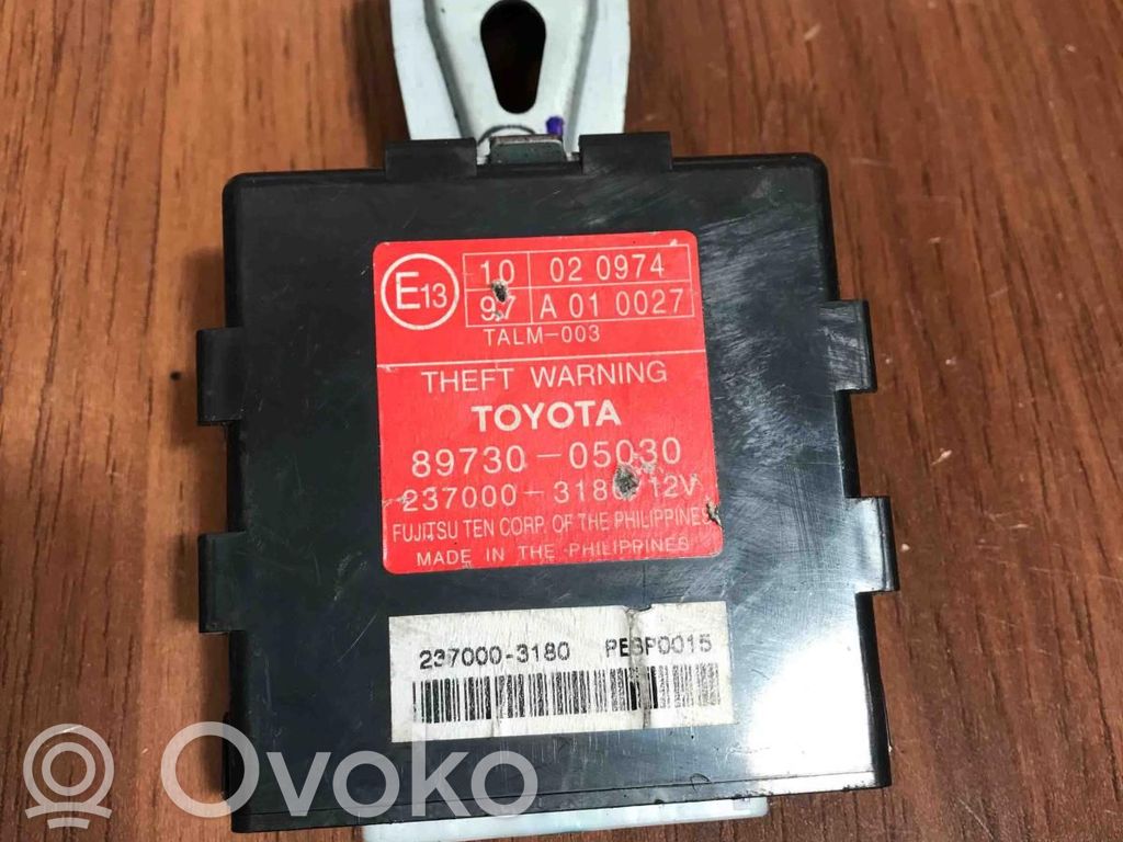 Toyota Avensis T250 Centralina/modulo allarme 