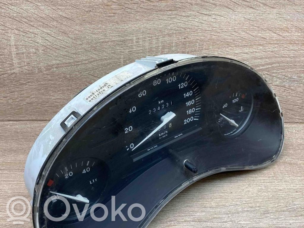 Opel Corsa B Tachimetro (quadro strumenti) 