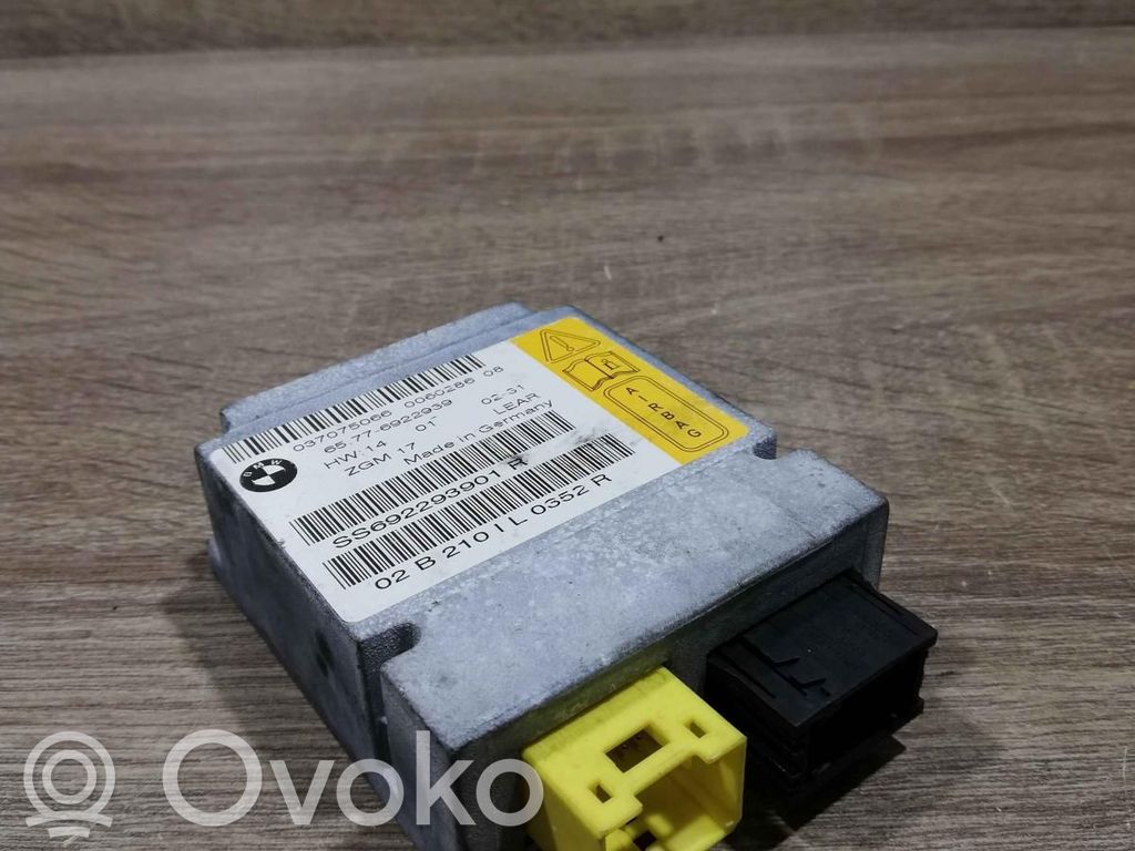 Unidad de control/módulo del Airbag   6922939,037075066,65776922939