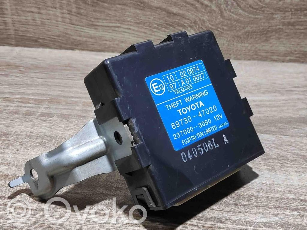 Toyota Prius (XW20) Unitate/modul control alarmă 