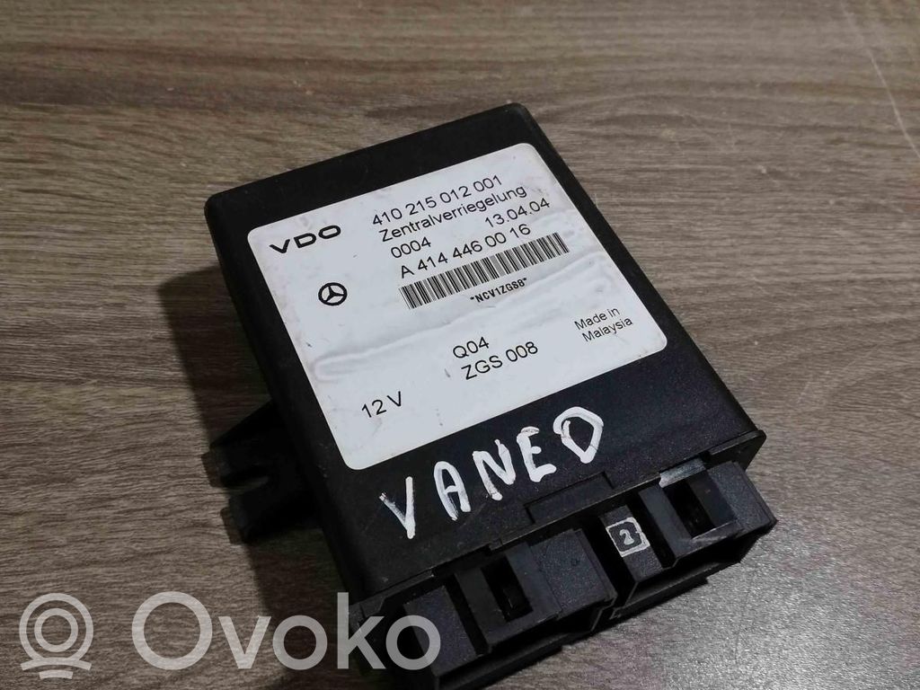 Mercedes-Benz Vaneo W414 Unitate/modul de comandă închidere centralizată 
