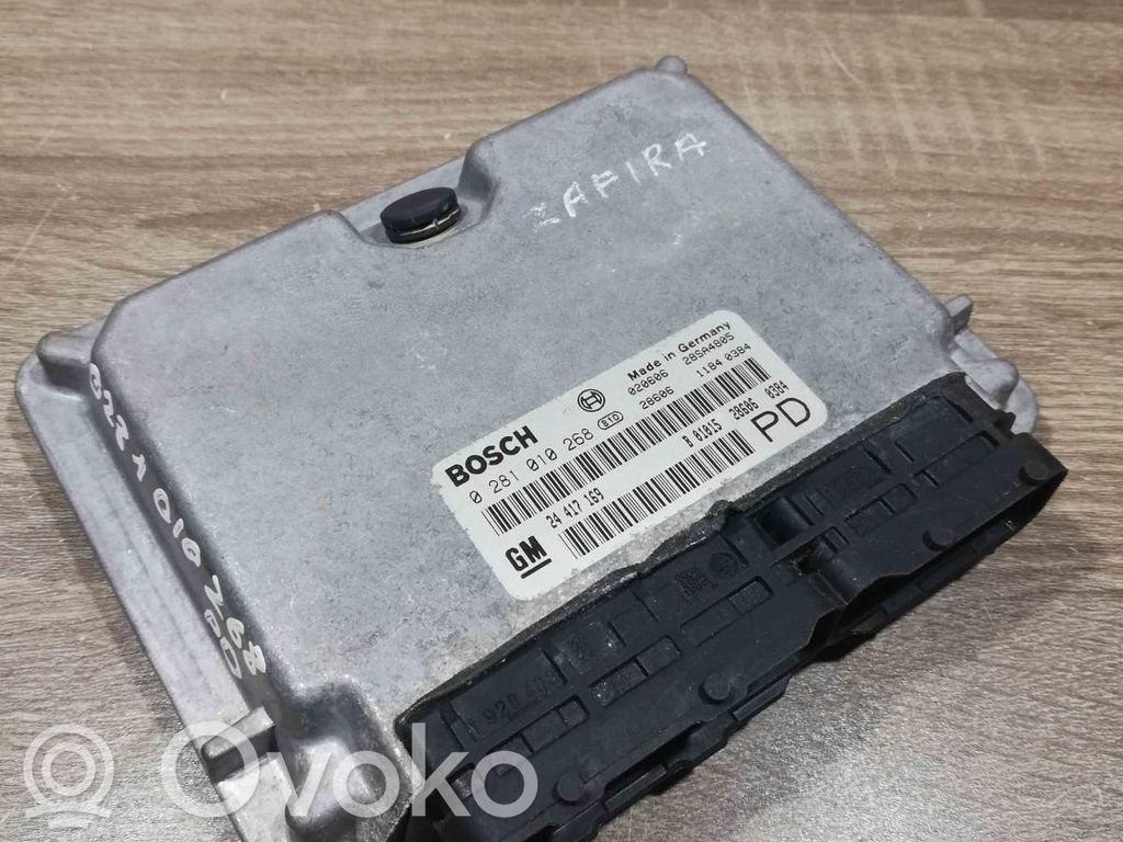 Opel Zafira A Komputer / Sterownik ECU silnika 