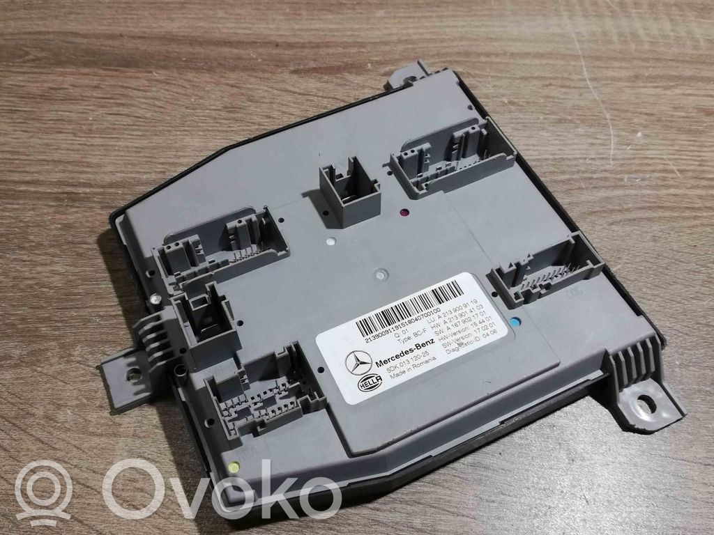 Mercedes-Benz E W213 Modul de control caroserie central 