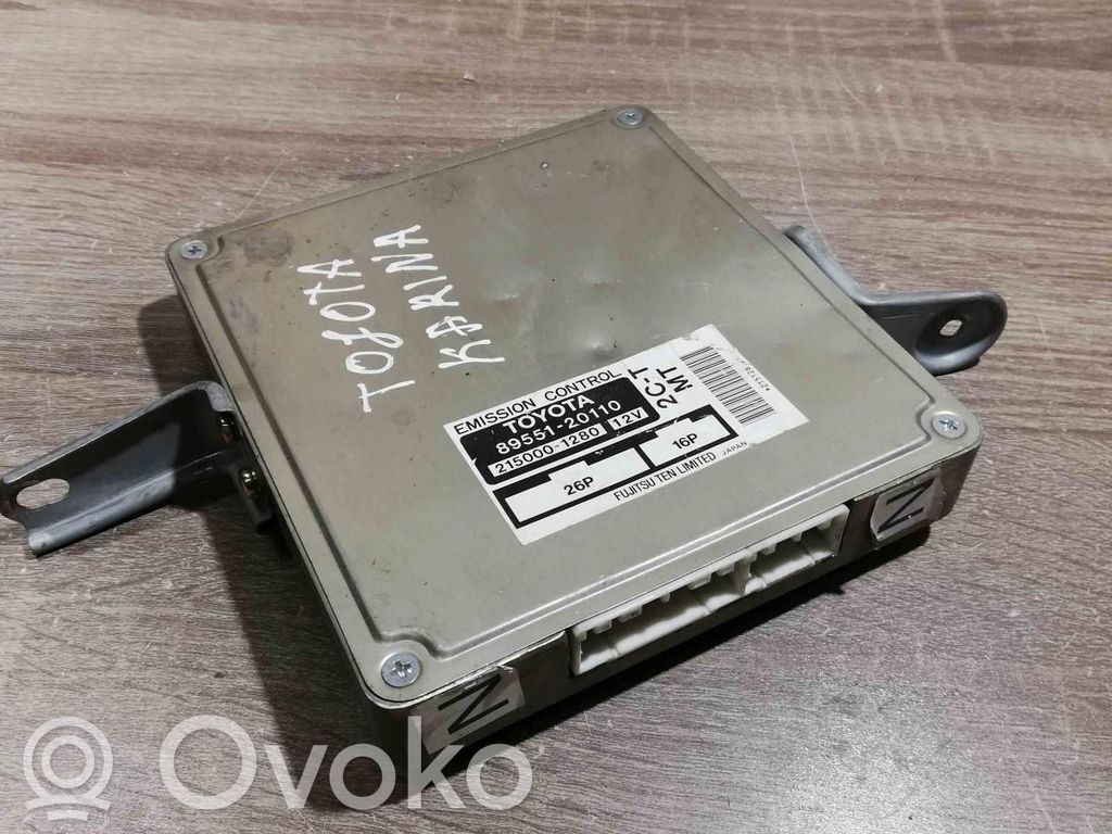 Toyota Carina T210 Komputer / Sterownik ECU silnika 