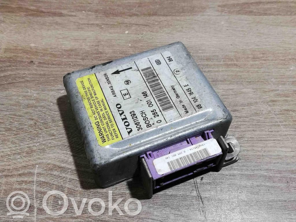 Volvo S40, V40 Unitate/modul de comandă airbaguri 