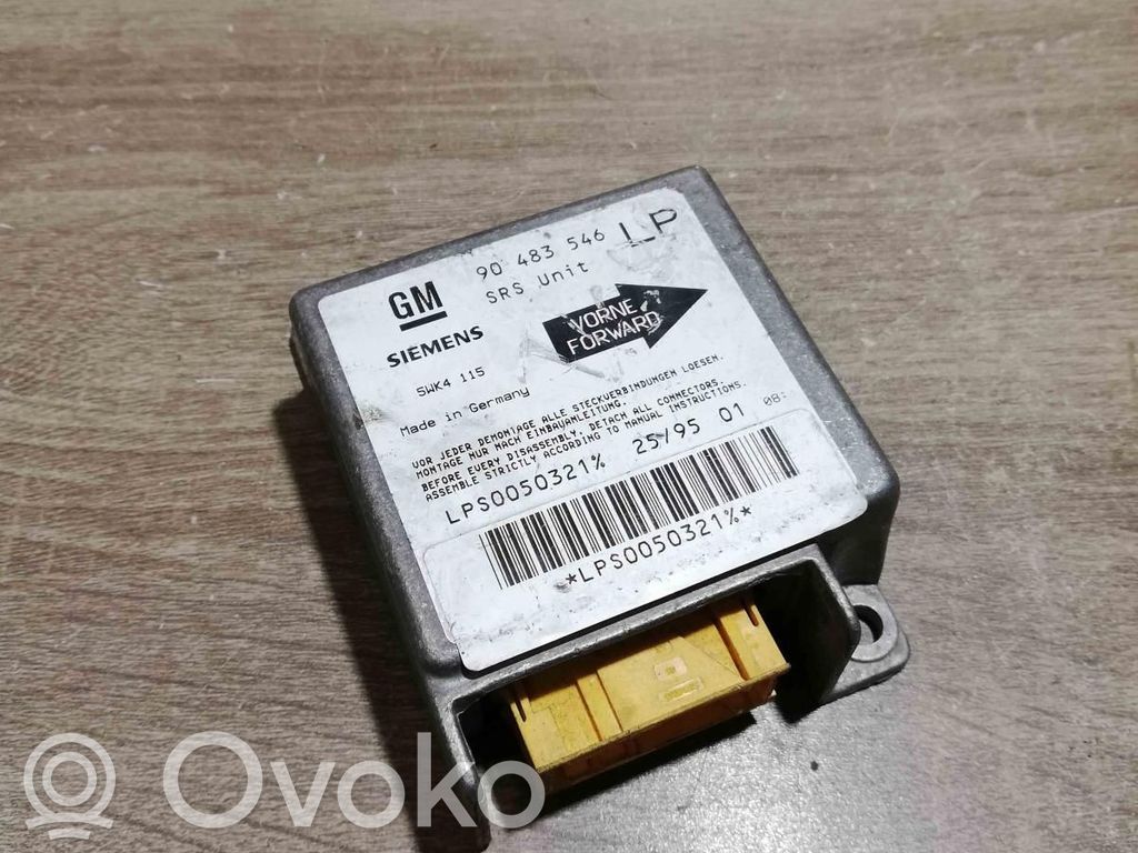 Centralina/modulo airbag   90483546