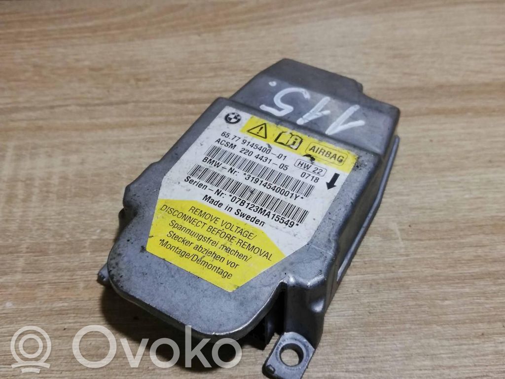Unitate/modul de comandă airbaguri   9145400,2204431