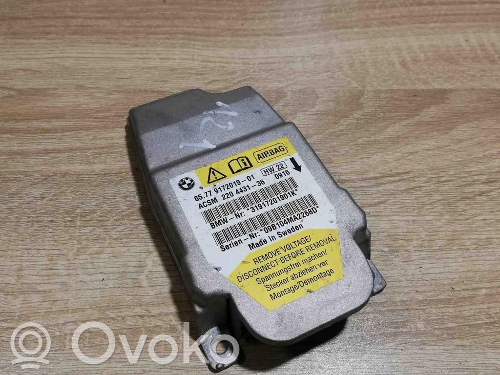 Airbag control unit/module   9172019