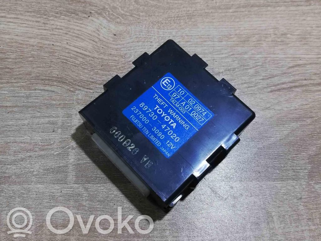 Toyota Prius (XW20) Unitate/modul comandă imobilizator 