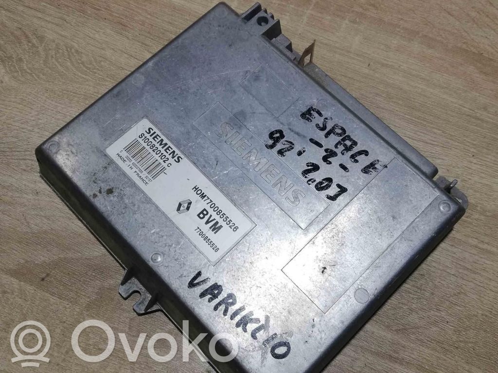 Komputer / Sterownik ECU silnika   S100820102,HOM7700855526