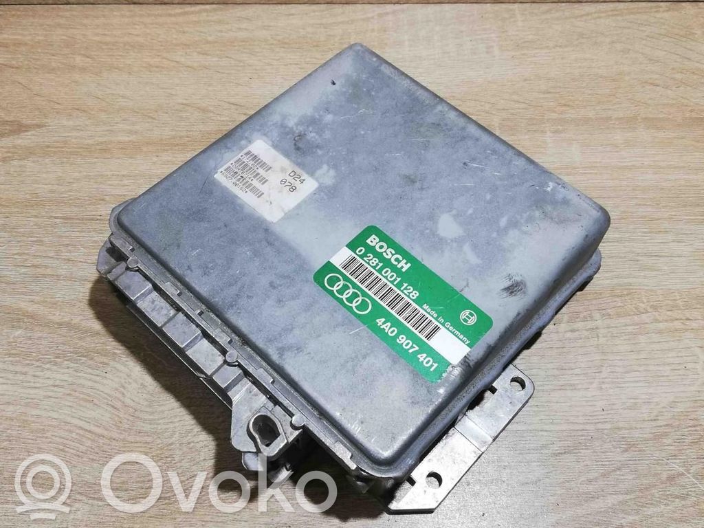 Engine control unit/module ECU   4A0907401,0281001128