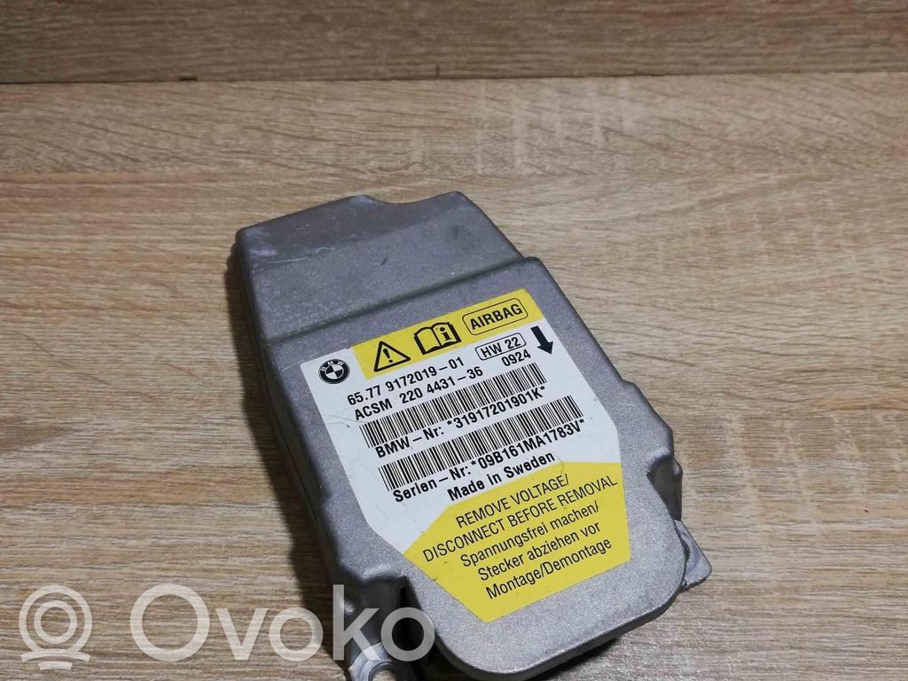 Airbag control unit/module   9172019