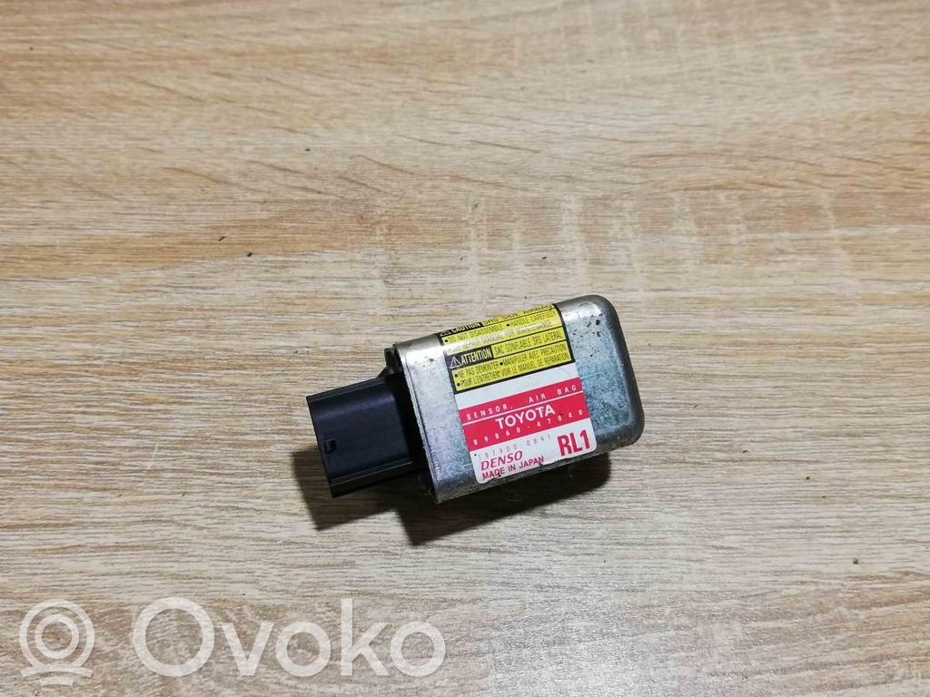 Toyota Prius (XW20) Sensore d’urto/d'impatto apertura airbag
