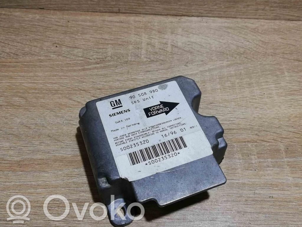 Opel Vectra B Unitate/modul de comandă airbaguri 