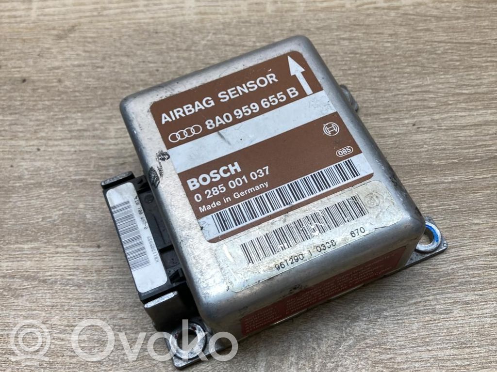 Centralina/modulo airbag   8A0959655B,0285001037