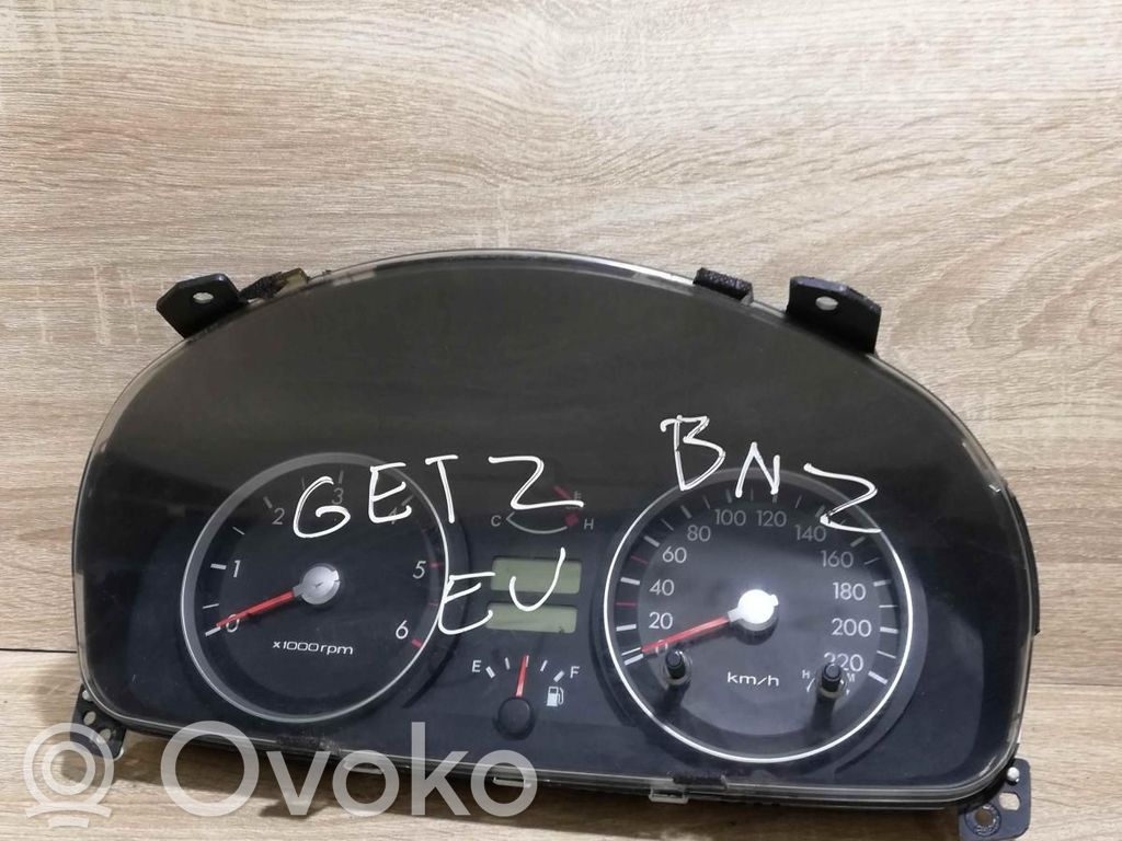 Hyundai Getz Vitezometru (grup de instrumente) 