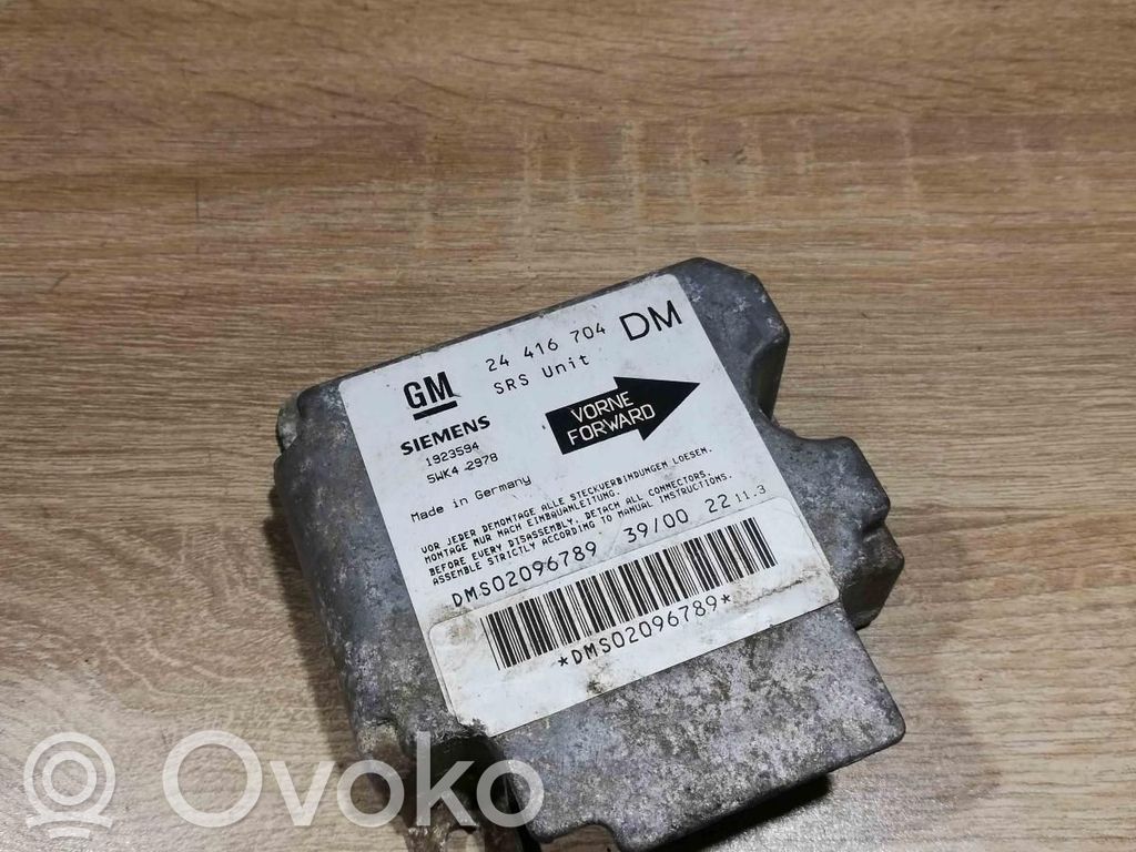Opel Zafira A Centralina/modulo airbag 