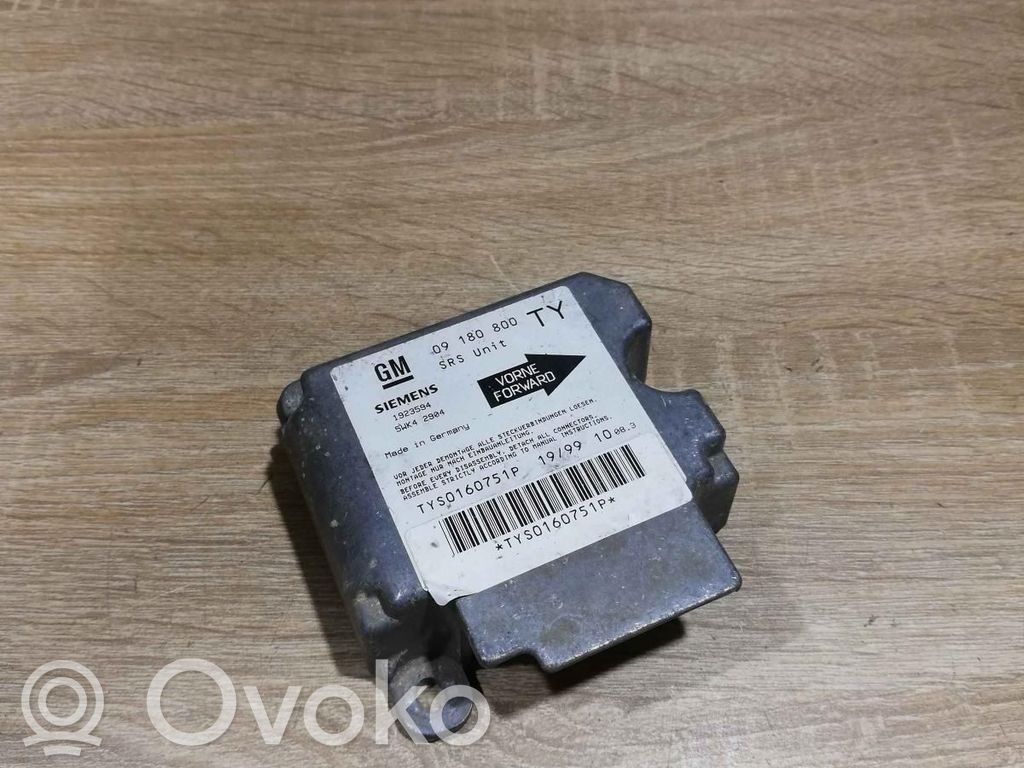 Opel Vectra B Unitate/modul de comandă airbaguri 