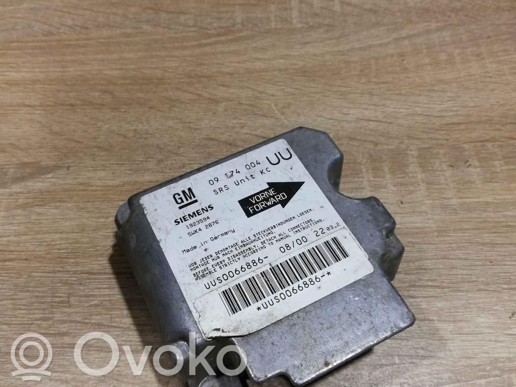Opel Astra G Centralina/modulo airbag 