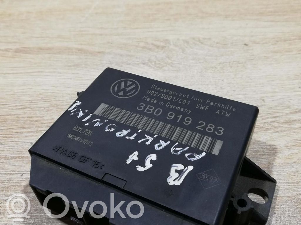 Volkswagen PASSAT B5 Centralina/modulo sensori di parcheggio PDC 