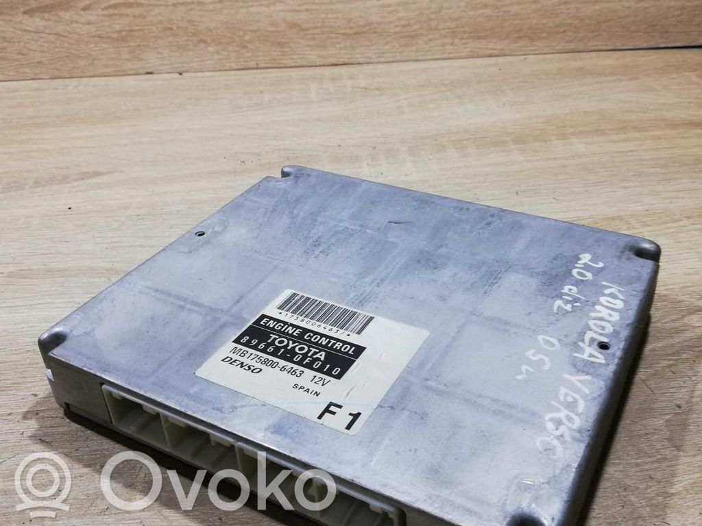 Toyota Corolla Verso AR10 Unitate control motor/modul ECU 