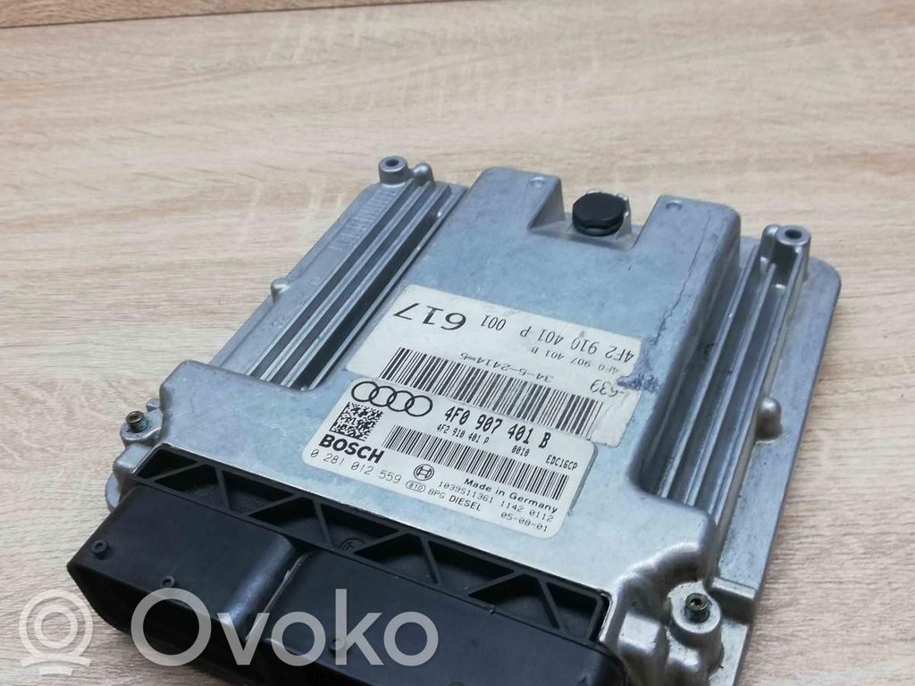 Audi A6 S6 C6 4F Unidad de control/módulo ECU del motor 