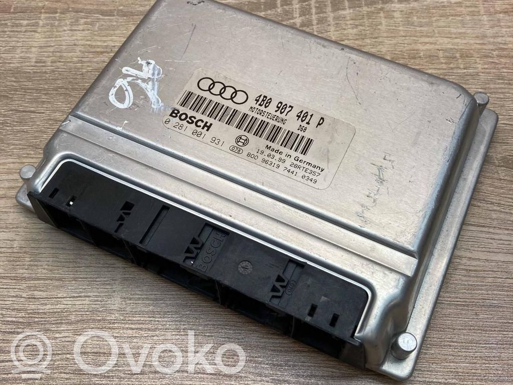 Audi A6 S6 C5 4B Unitate control motor/modul ECU 