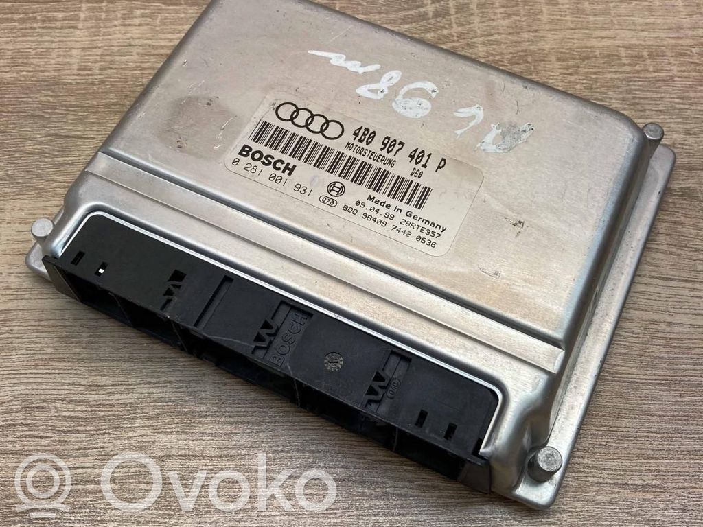 Audi A6 S6 C5 4B Unitate control motor/modul ECU 